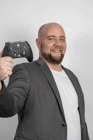 David Chantal, Technical Support Manager 
and passionate about gaming 