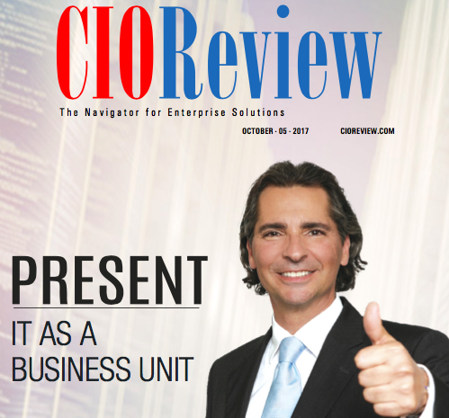 Marc Beaulieu sur le cover de CIO Review